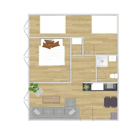 Apartment Le Bellifontain - 4 Pers - 2 Br *