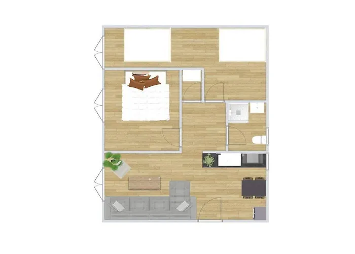 Appartement Le Bellifontain - 4 Pers - 2 Br *